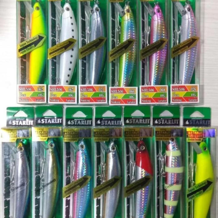 Umpan minnow starlit Shl 506 12cm