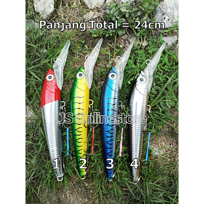 Umpan Pancing Minnow Trolling W