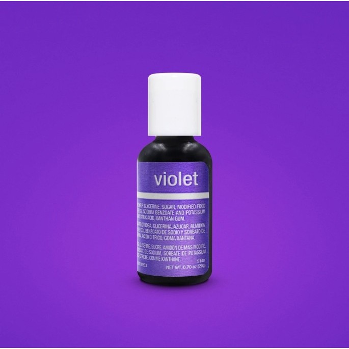 

HOT SALE! Violet Chefmaster Liqua-Gel Food Coloring 20 ml