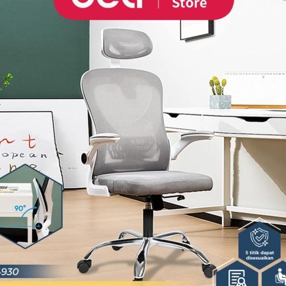 Deli Office Chair Uri Antor Uri Erja Dengan Andaran E4930