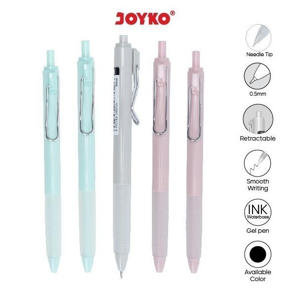 

Produk Baru!! Gel Pen Pulpen Pena Joyko GP-343 Pasuteru Gel 0.5 mm