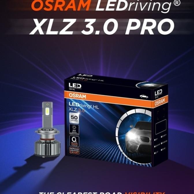 OSRAM LED H4 XLZ NEW GEN GARANSI - LAMPU DEPAN LED H4 MOBIL OSRAM NEW