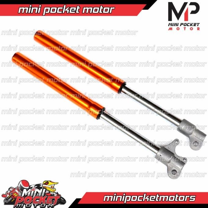 Shock Depan Motor Mini Trail 49cc 50cc USD ( UpSide Down ) Mesin Tarik