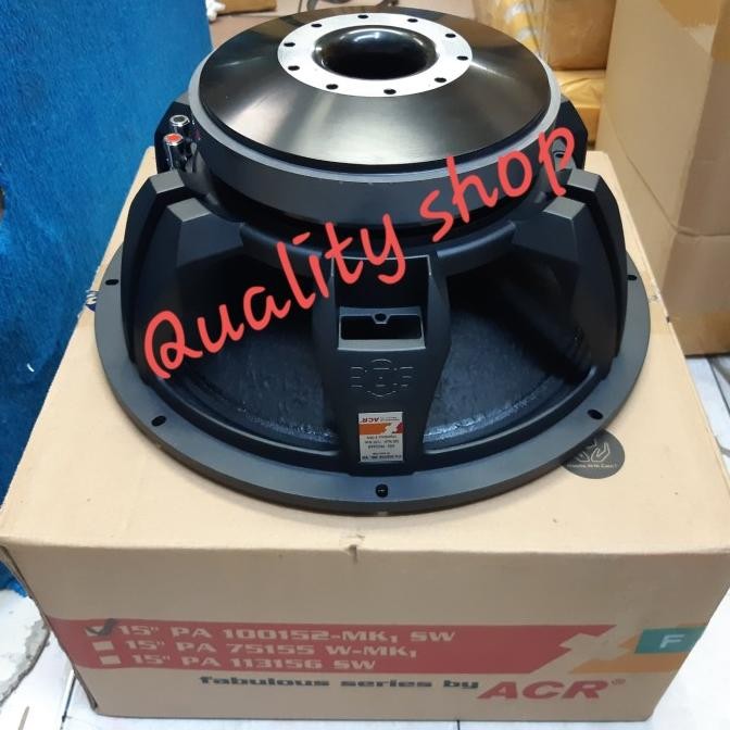 SPEAKER SUBWOOFER ACR PA 100152 MK I SW FABULOUS 15 INCH ORIGINAL DAN TERPERCAYA