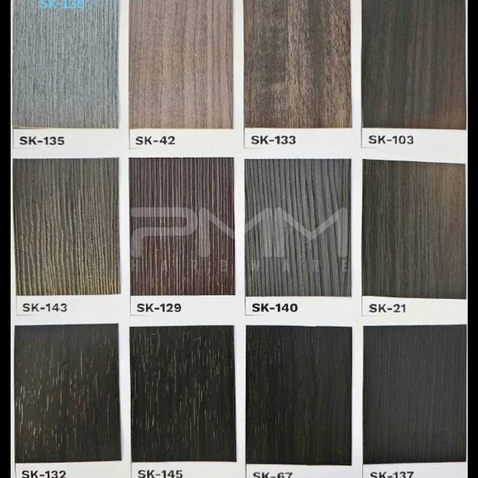 >>>>>] PVC SHEET TEBAL 0,3 WARNA URAT KAYU TUA TACO SHEET DECO HUBEN SHEET