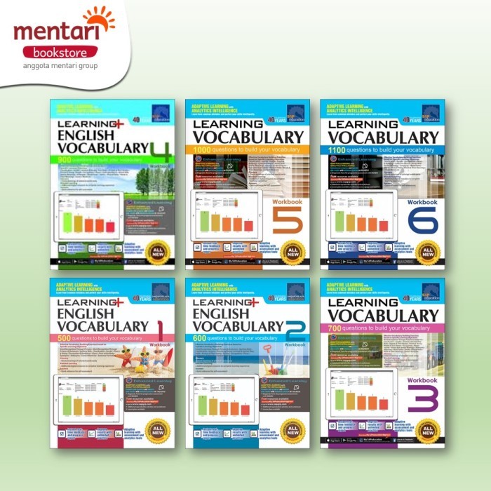 

TERBARU Learning+ English Vocabulary Workbook + NUADU BISA GOSEND!