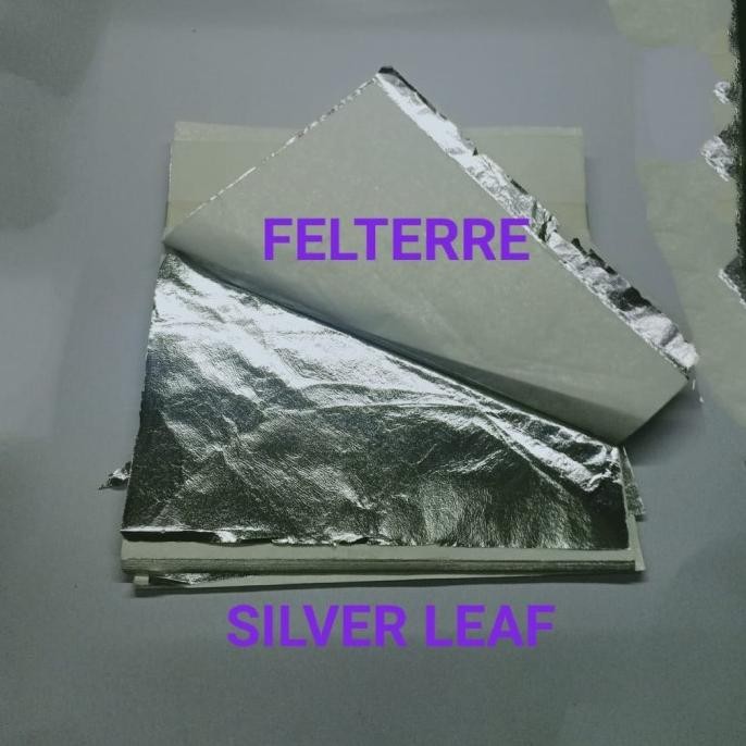 ;&;&;&;&] GOLD LEAF SILVER LEAR PRADA TISSUE UNTUK FURNITURE INTERIOR EMAS PERAK