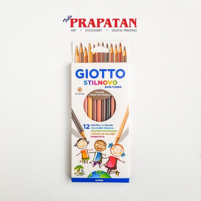 

Giotto Stilnovo Skin Tones 12 Warna dia 3.3mm / Pensil Warna