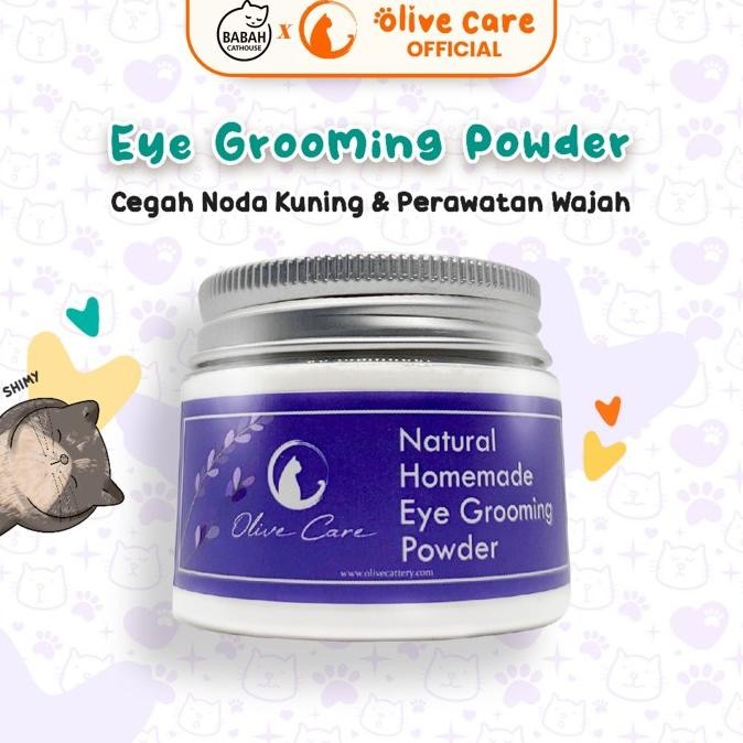 

BARU OLIVE CARE EYE GROOMING POWDER BEDAK MATA KUCING PEMBERSIH NODA BELEK