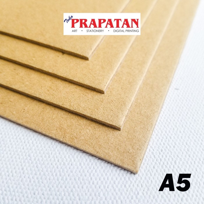 

Karton board / Karton coklat A5 (isi 6 lembar)