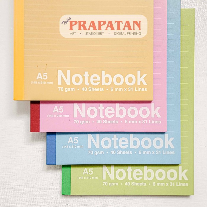 

Joyko A5 Notebook NB-704 | Buku Tulis Catatan