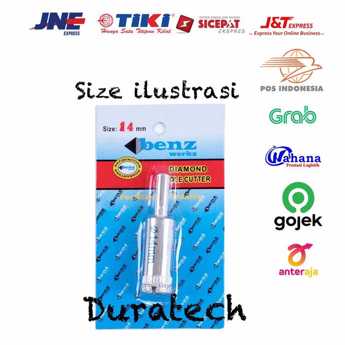 Mata Bor kaca 32mm / Diamond hole cutter / Mata intan bor kaca Benz