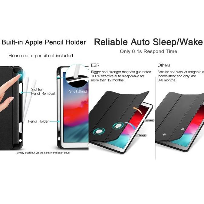 

Terlaris Esr Ipad Mini 4 2019 Rebound Book Folio Bookcase Softcase Back Cover Ready Stok