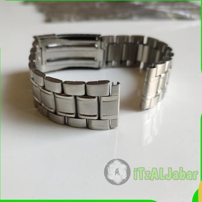 Tali Jam Tangan Rantai Lurus 18Mm Stainless Strap Tali Jam Rante 18Mm Original