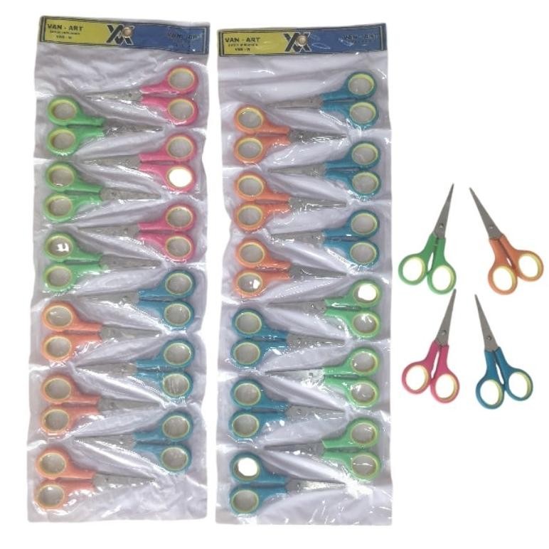 

New Arrival Gunting 1 Renteng 12 Pcs Ukuran Kecil / (12 Pcs) Gunting Renteng Kecil Harga Murah