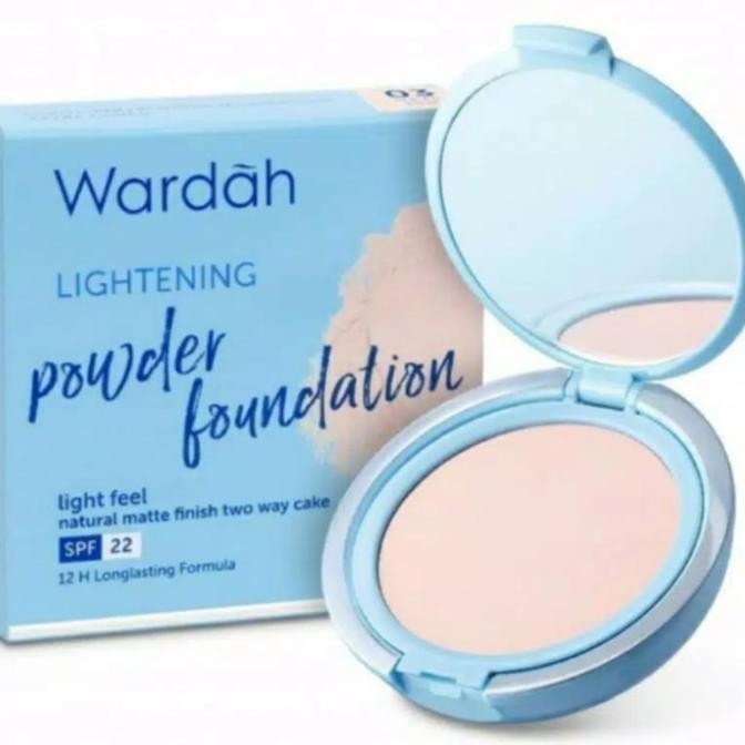 

BARU WARDAH LIGHTENING POWDER FOUNDATION LIGHT FEEL 12 GR (7 VARIAN WARNA)