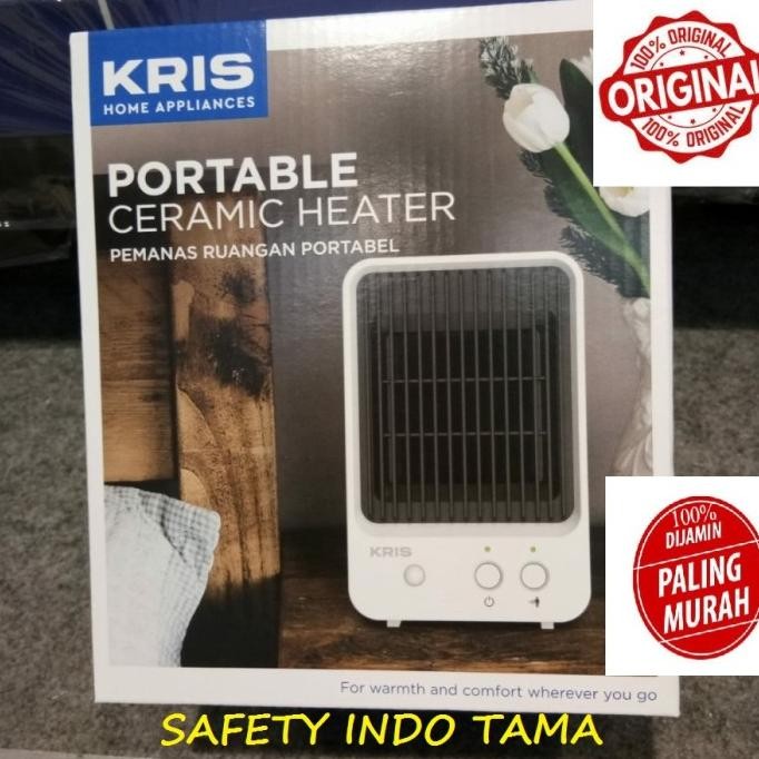 PROMO KRISBOW KRIS PORTABLE CERAMIC HEATER PEMANAS RUANGAN 600 WATT KECIL