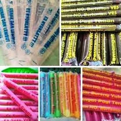 

500 Gram WARNA CAMPUR Plastik es mambo spidol sablon murah Termurah