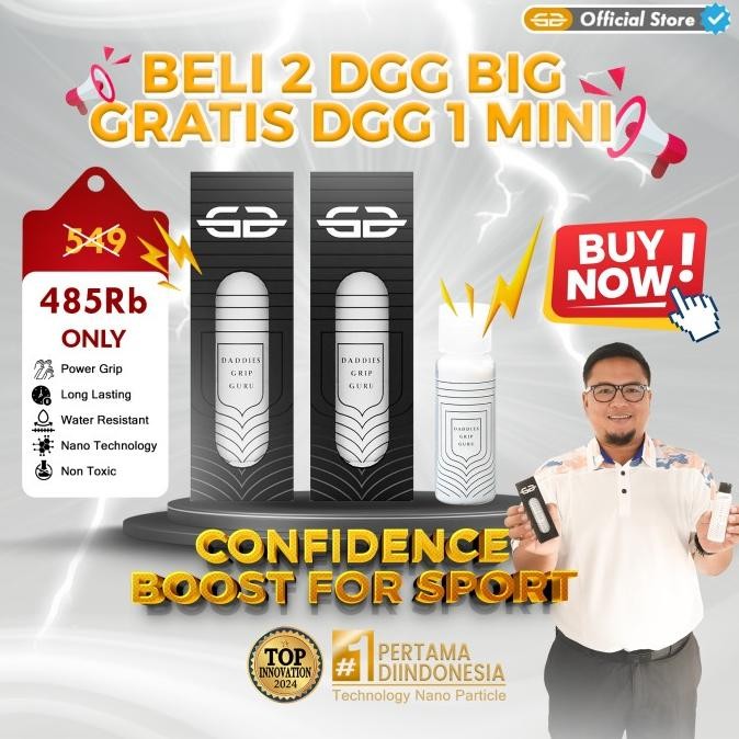 

BARU BUY 2 GET 3!! DADDIES GRIP GURU, BEDAK BUBUK POWDER GRIP ORIGINAL ENHANCER FOR GOLF, BADMINTON, POLE DANCE, TENNIS,BASKETBALL, WEIGHT LIFTING, CLIMBING, MUSIC, GYM
