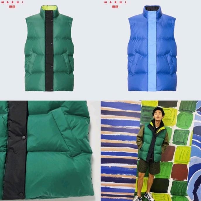 Uniqlo vest jacket ultra light down x marni new original Termurah