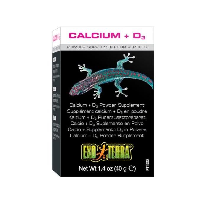 

BARU CALCIUM D3 POWDER EXOTERRA 40GR - CALCIUM D3 40 GR