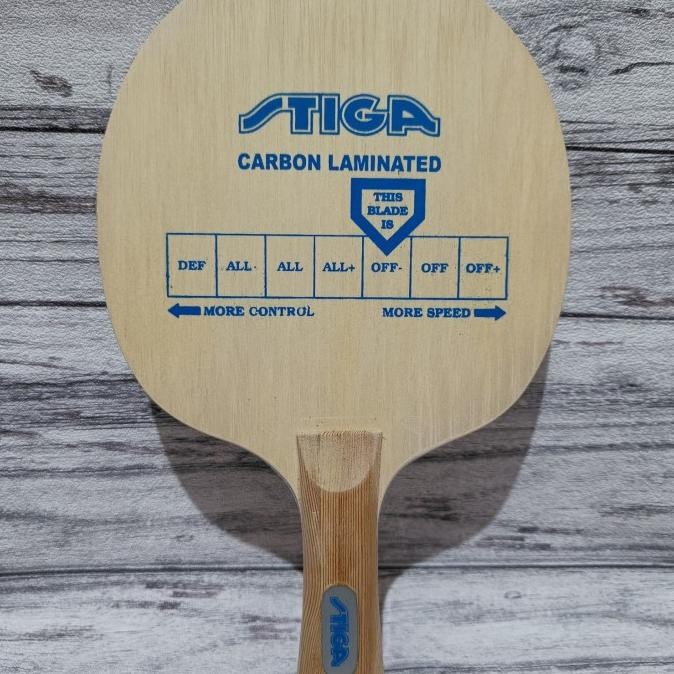 Terlaris Kayu Bet Pingpong Tenis Meja STIGA Carbon Laminated FL SALE