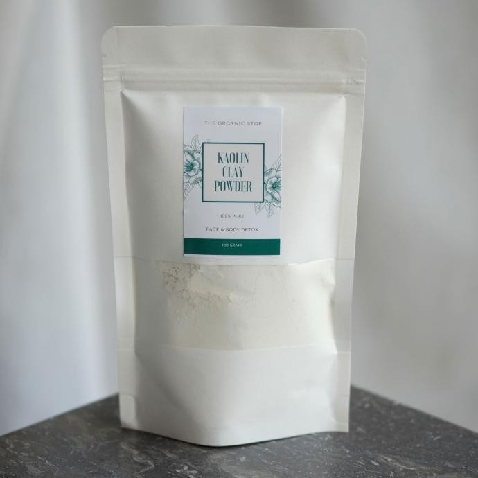 

BARU THEORGANICSTOP WHITE KAOLIN CLAY POWDER FACE & HAIR MASK 100 GRAM