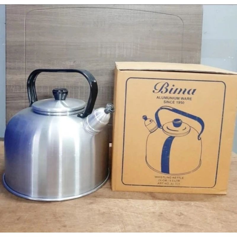 TEKO BUNYI BIMA 22 CM KAPASITAS 4 LITER TEKO BIMA ALUMINIUM BL033