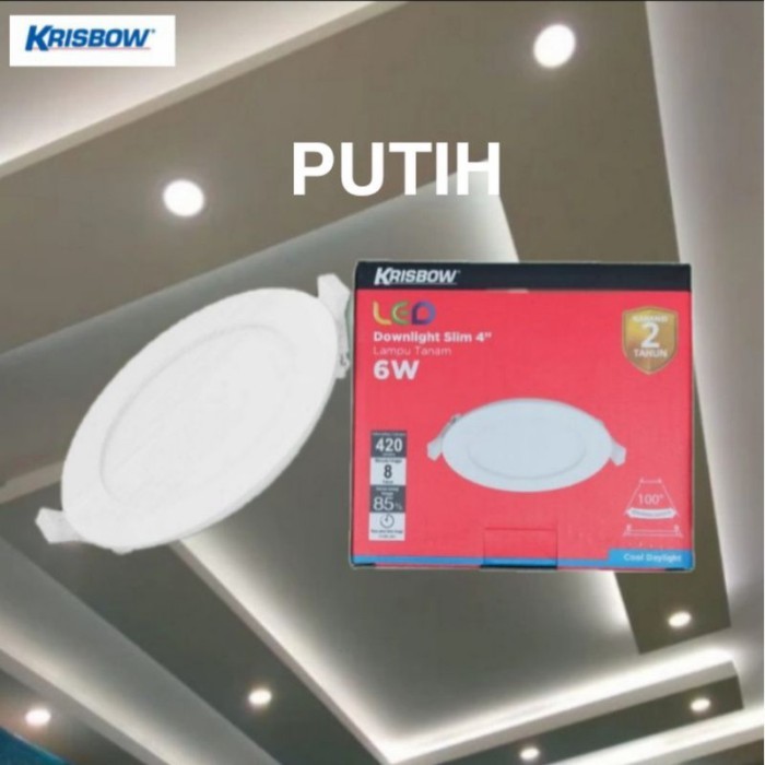 Terlaris Downlight led krisbow / lampu tanam plafon / krisbow downlight slim