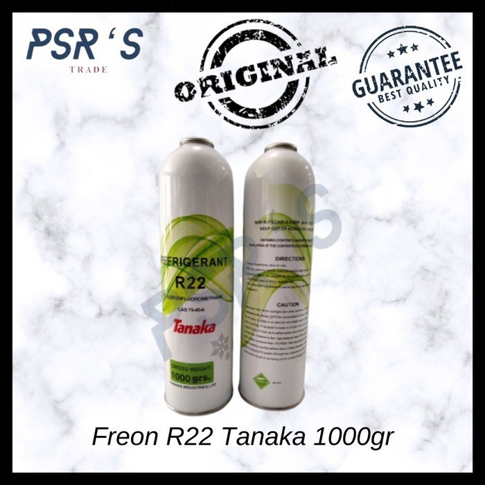 PROMO Freon preon refrigerant AC kaleng botol Tanaka tabung kecil R22 1 kg