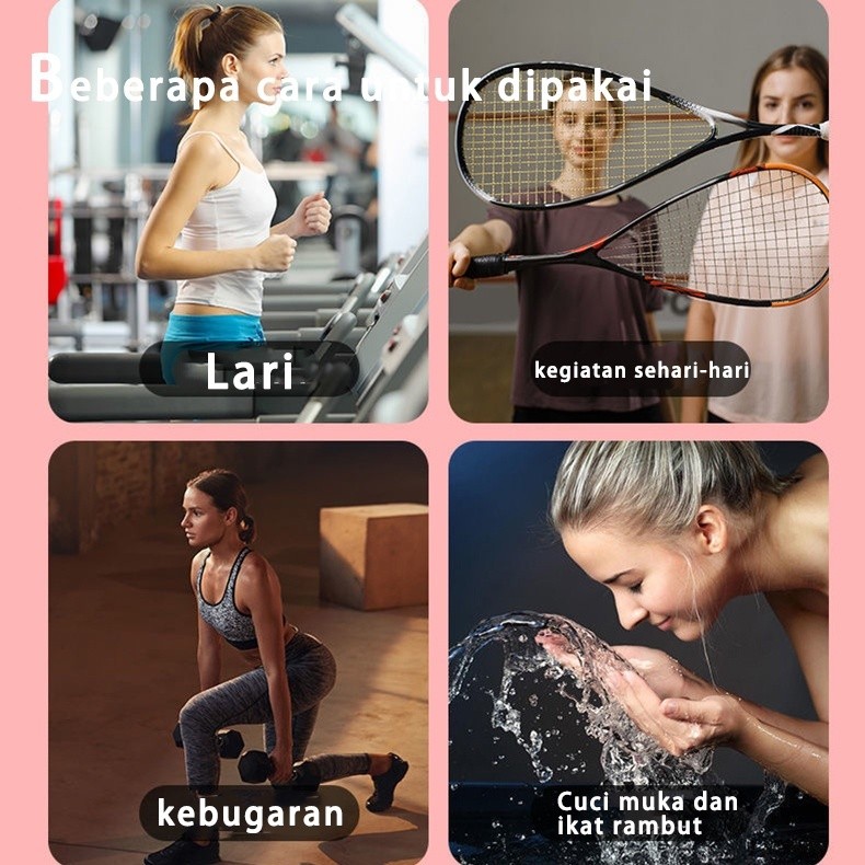 MATOUGUI Hairband Sports/Headband Olahraga - Sport Fitness Yoga Hairband Musim Panas Dahi Olahraga