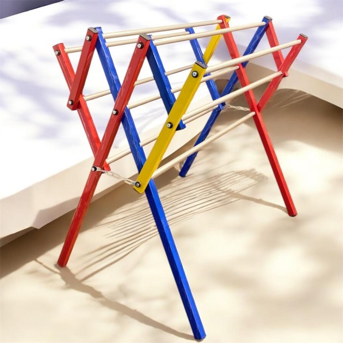 JEMURAN BAJU ALUMINIUM JEMURAN BAJU LIPAT STAINLESS PALANG 9 JEMURAN ALUMINIUM TEBAL