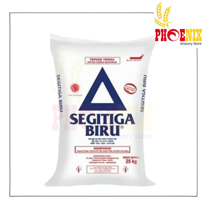 

Bogasari Tepung Terigu Segitiga Biru 25Kg