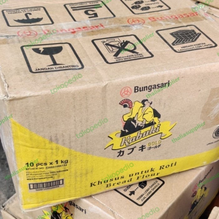 

BUNGASARI KABUKI GOLD TEPUNG PROTEIN TINGGI 1KGx10 KHUSUS INSTANT KURI