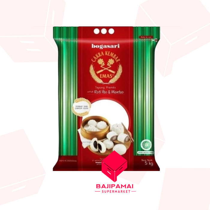 

TERIGU CAKRA KEMBAR EMAS PAO 5KG