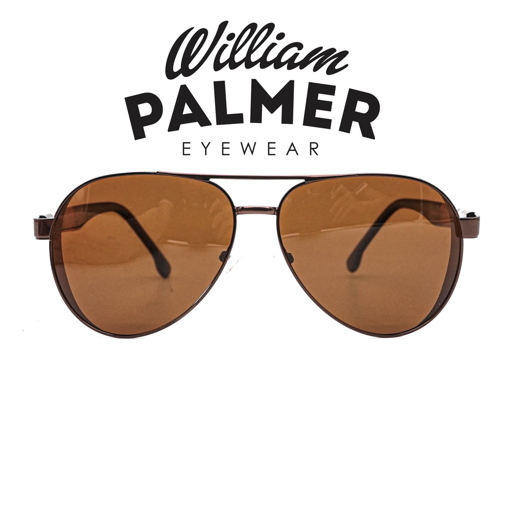William Palmer Kacamata Pria Wanita Sunglass 806678 Brown