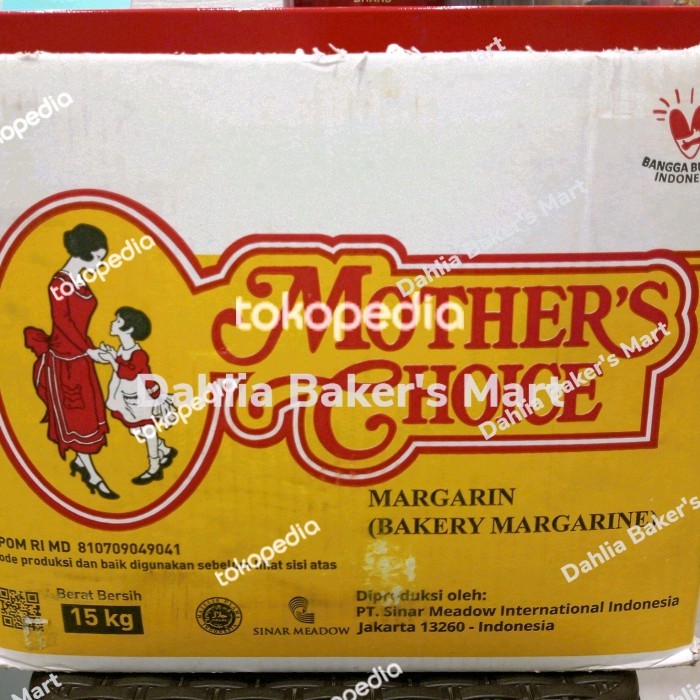 

Mothers Choice Margarine 15 Kg Mentega Margarin Khusus Gojek/ Grab