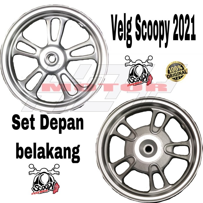Velg Depan Belakang Honda Scoopy New 2021 Ring 12 Original Barang Langka