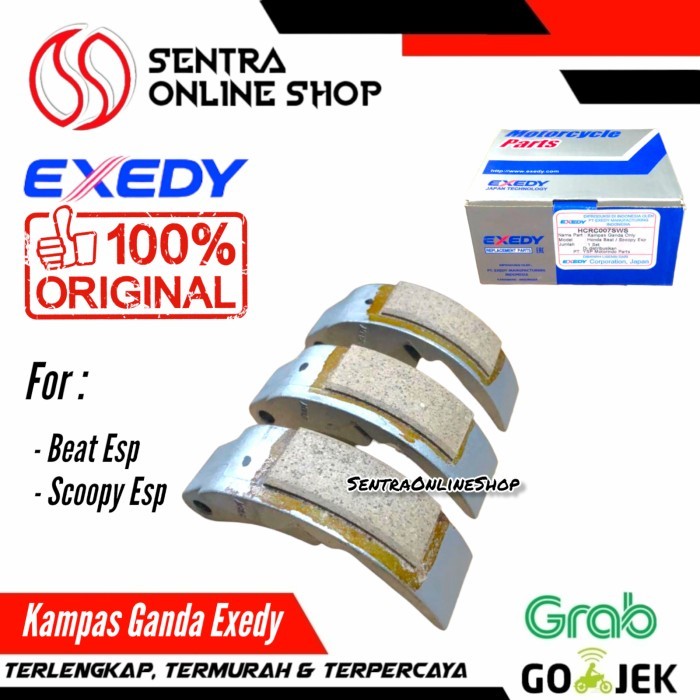 Kampas Kanvas Kopling Ganda Beat Scoopy Esp Beat Led Fi Injeksi Exedy Barang Langka