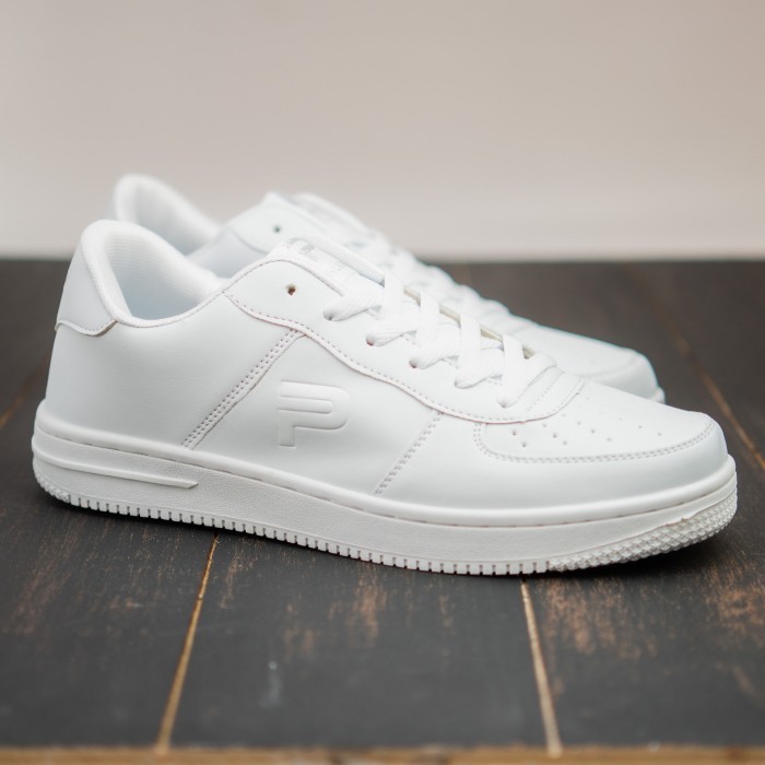 Paulmay - Sepatu Sneakers Pria Denver - White
