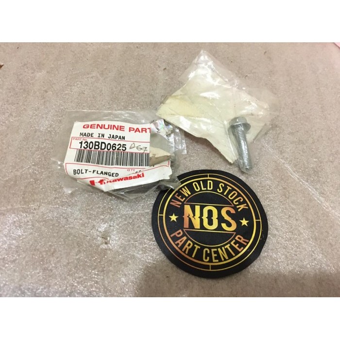 Baut Bolt Rangka Flanged Kawasaki Kaze Blitz Zx130 A Original Kawasaki Barang Langka