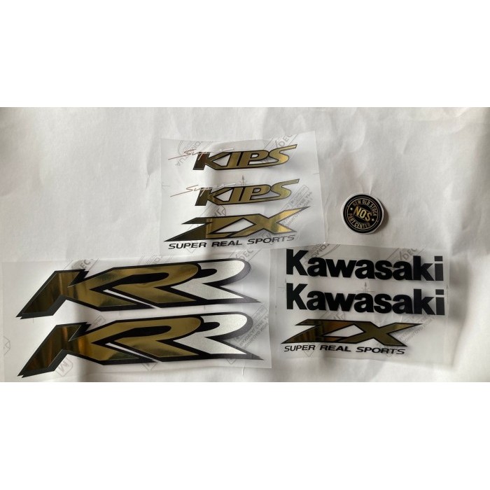 Striping Stiker Sticker Lis List Body Set Kawasaki Ninja Krr Zx Super Kips Bisa Untuk Semua Warna Hi