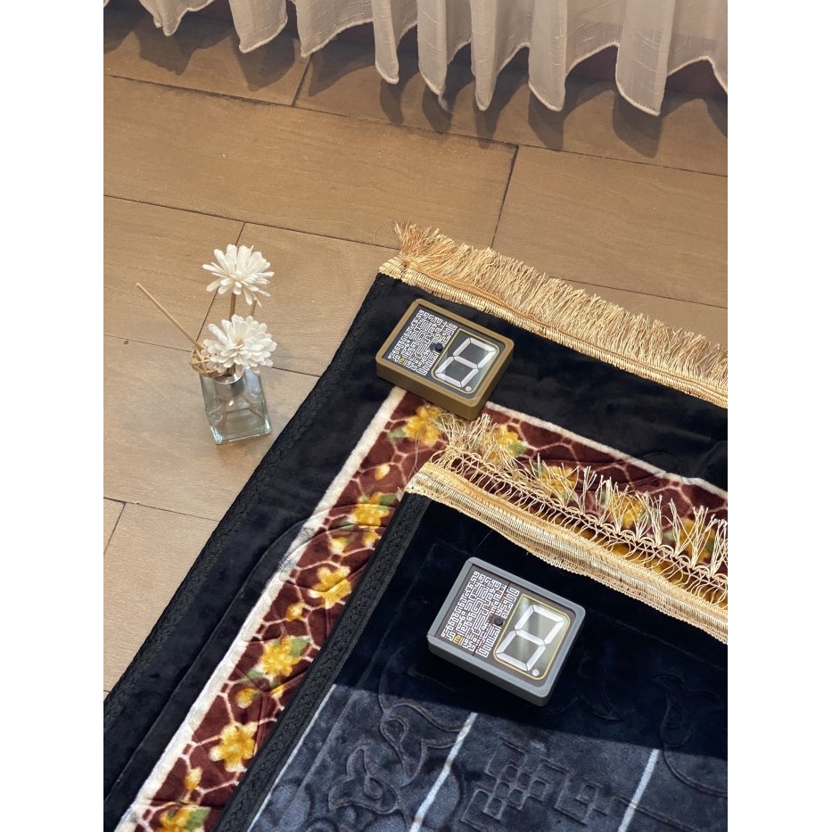 Sajadah Penghitung Rakaat Besar Tebal - Layar Merah 1.8 Inch