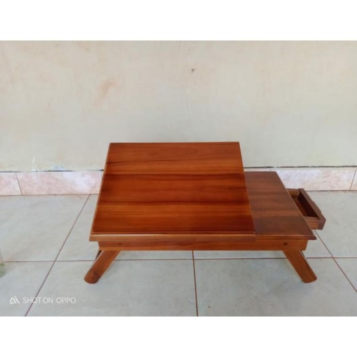 Ready Stock Murah Meja Lipat Kayu Jati/Meja Lipat Untuk Baca Al Qur'An