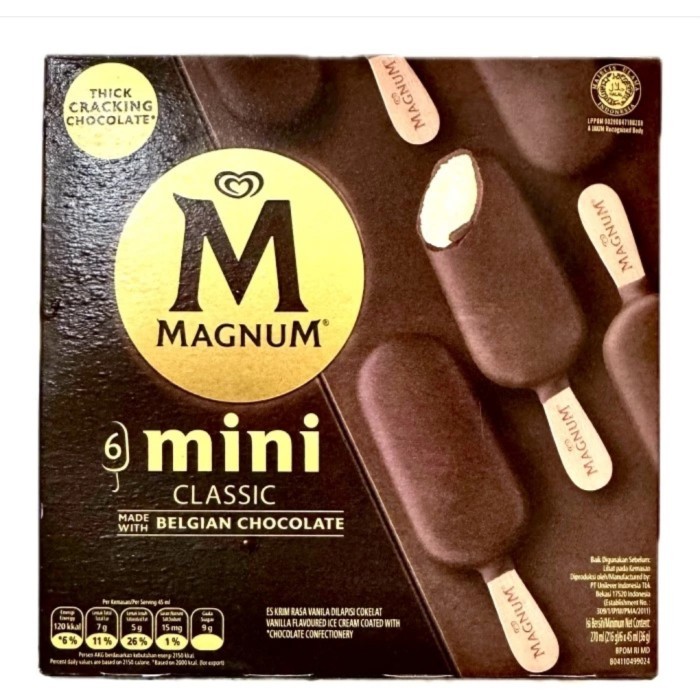 

~^~^~^] WALLS MAGNUM MINI CLASSIC ISI 6 PCS