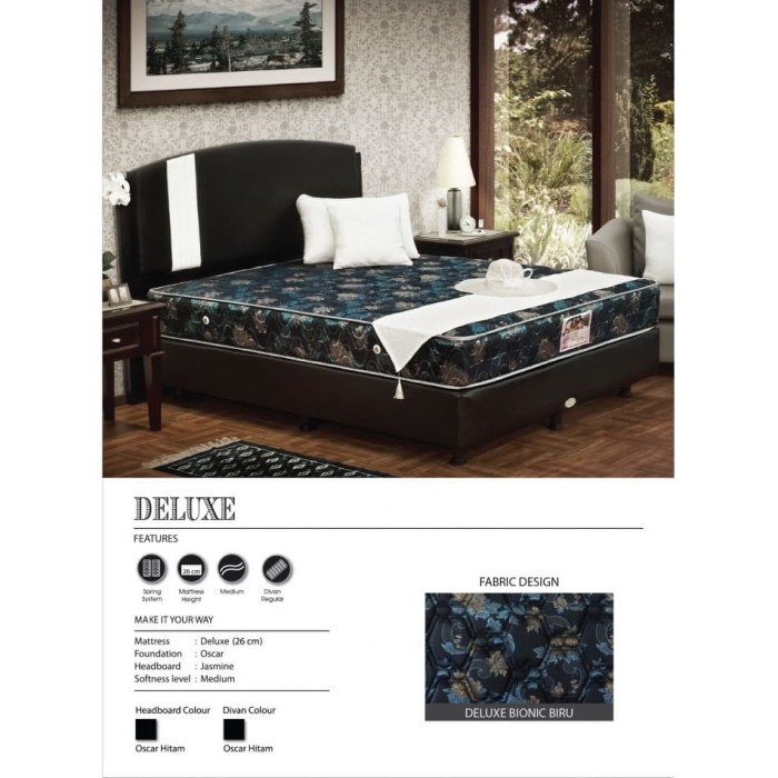 siap kirim] SPRING BED Central tipe Deluxe 120x200 Kasur saja / matras saja
