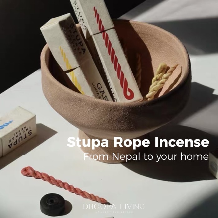 Stupa Incense Ropes Nepal - Dupa Tali Nepal Stupa