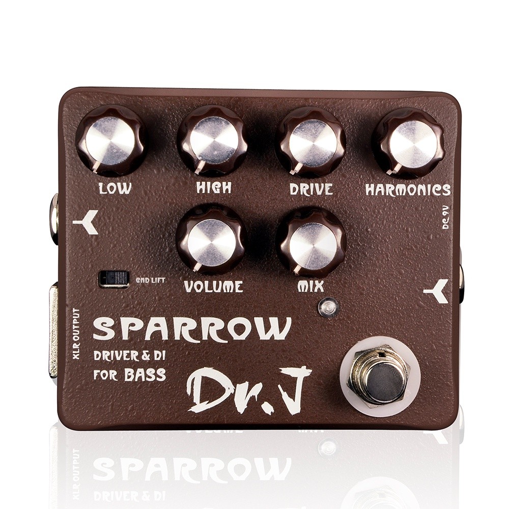 JOYO D53 Sparrow Power Bass Doctor J Series Pedal Gitar Efek Tabung Amp Bass dengan Sirkuit Frekuens