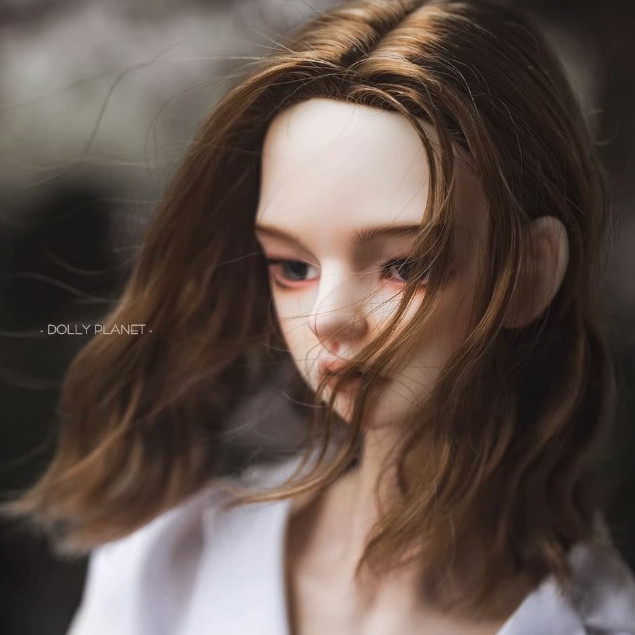 Wig Bjd 1/3 1/4 1/6 Kecil 1/3 BJD Doll Wig Bergaya Pria/Adik Perempuan Boneka Wig Tengah/Sebagian Ra