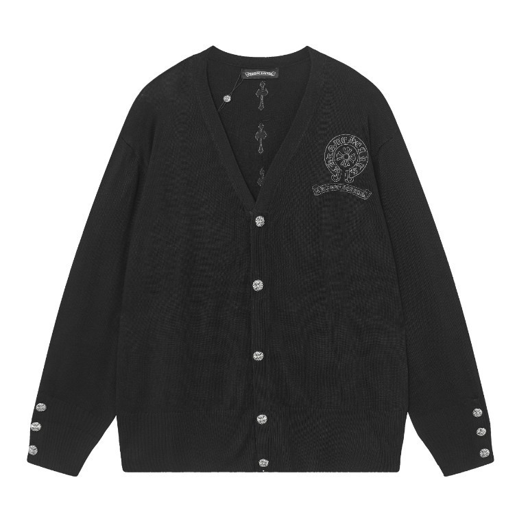 Sweater V-neck motif silang yang modis dan laris, sweater rajut pasangan, pakaian pria dan wanita |Y